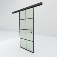 Steel look schuifdeur | Slim 8