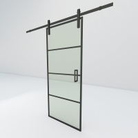 Steel look loftdeur | Slim 4