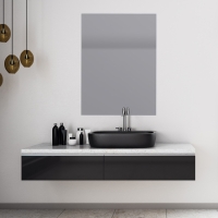 Spiegel rechthoek op maat | Grijs