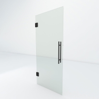 Glazen pendeldeur | Zwart