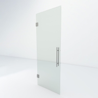 Glazen pendeldeur XL | RVS