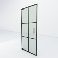 Steel look taatsdeur | Slim 6