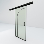 Steel look schuifdeur | Organic