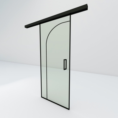 Steel look schuifdeur | Organic