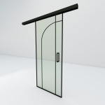 Steel look schuifdeur | Organic