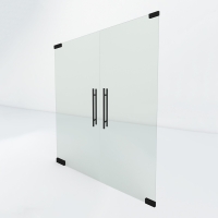 Dubbele taatsdeur | Zwart