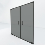Dubbele steel look taatsdeur | Slim 1