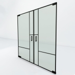 Dubbele steel look taatsdeur | Flux