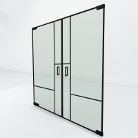 Dubbele steel look taatsdeur | Flux