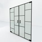 Dubbele steel look taatsdeur | Flux
