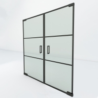 Dubbele steel look taatsdeur | Slim 3