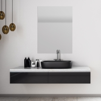 Spiegel rechthoek op maat | Zilver