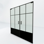 Dubbele steel look taatsdeur | Classic K