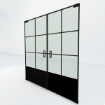 Dubbele steel look taatsdeur | Classic K