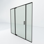 Steel look taatsdeur met zijpaneel | Basic
