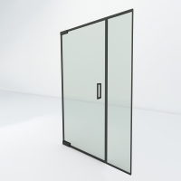 Steel look taatsdeur met zijpaneel | Slim 1