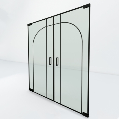 Dubbele steel look taatsdeur | Organic