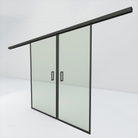 Dubbele steel look schuifdeur | Slim 1