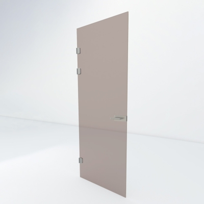 Glazen binnendeur XL | RVS
