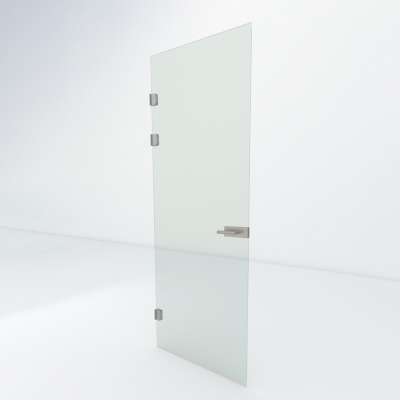 Glazen binnendeur XL | RVS