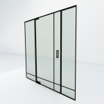 Steel look taatsdeur met zijpaneel | Trend