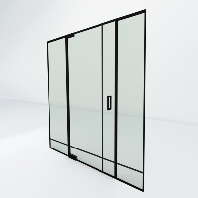Steel look taatsdeur met zijpaneel | Trend