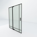 Steel look taatsdeur met zijpaneel | Trend