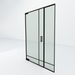 Steel look taatsdeur met zijpaneel | Trend