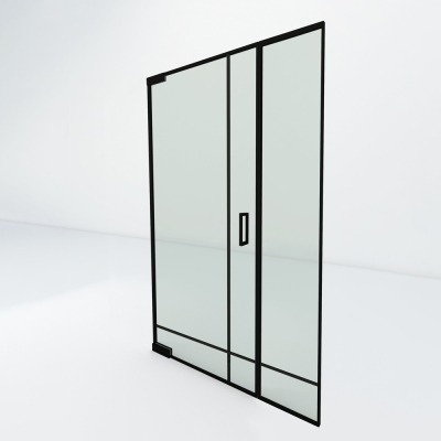 Steel look taatsdeur met zijpaneel | Trend