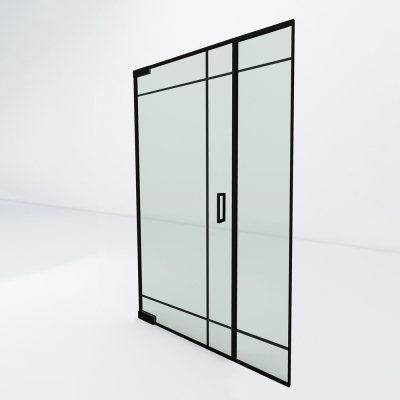 Steel look taatsdeur met zijpaneel | Trend
