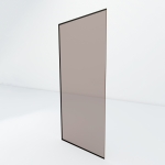 Glazen paneel | Wit
