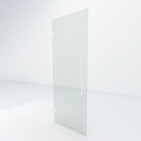 Glazen pendeldeur XL | Wit