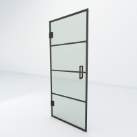 Steel look pendeldeur | Slim 4