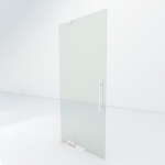 Glazen taatsdeur XL | Wit